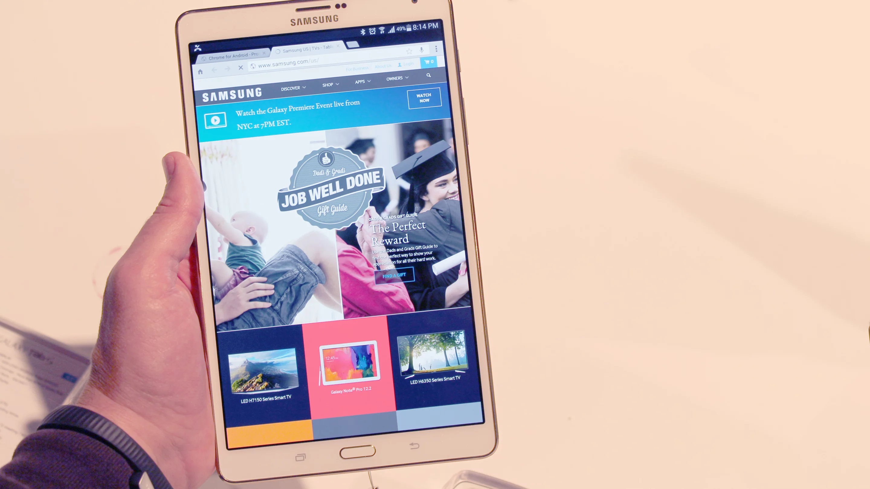 Galaxy Tab S event hands-on photos