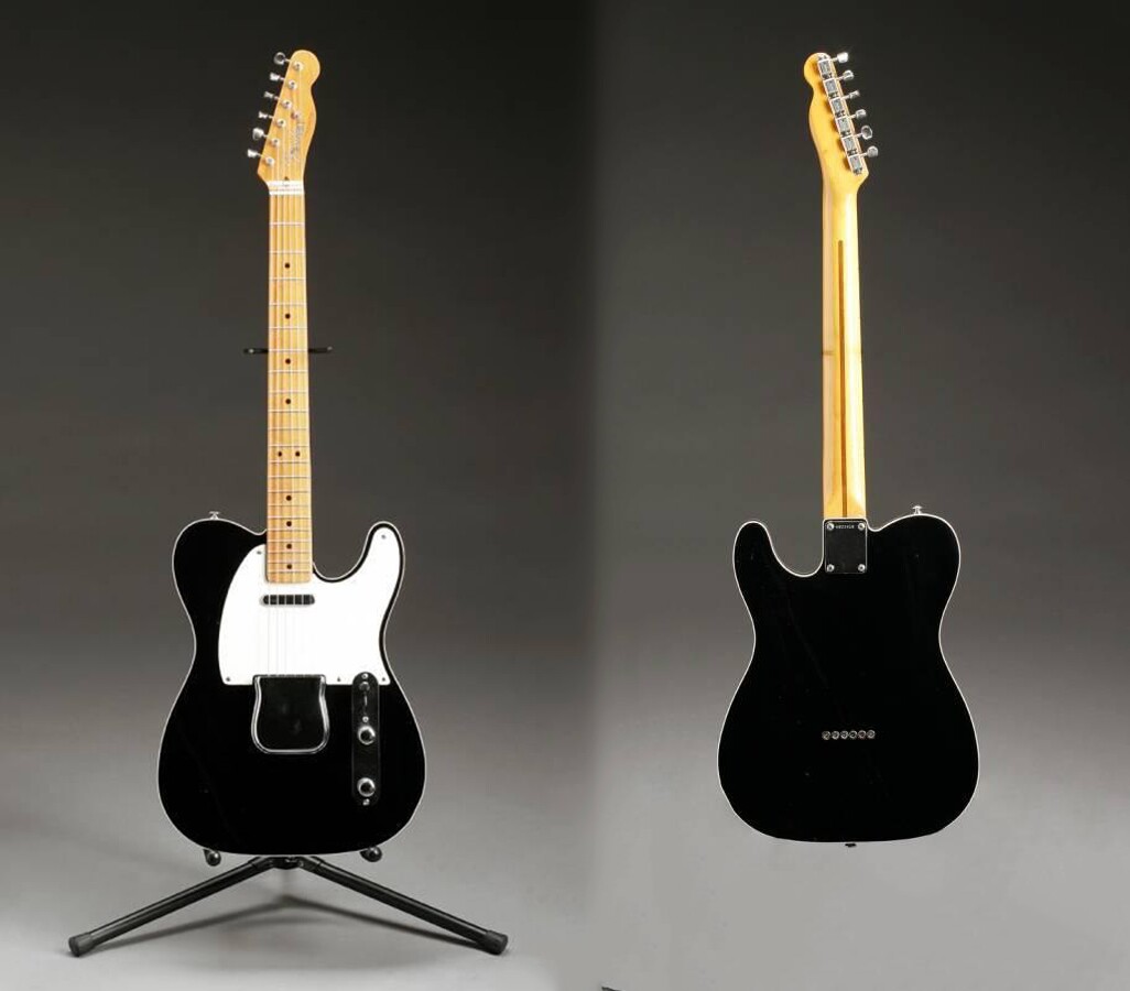 This 1982 Fender Telecaster was used by Bob Dylan in many live performances and LPs from the late 1980s through to 1992. It was sold as part of the Juliens auction benefiting Music Rising for $200,000 on 27 April, 2007