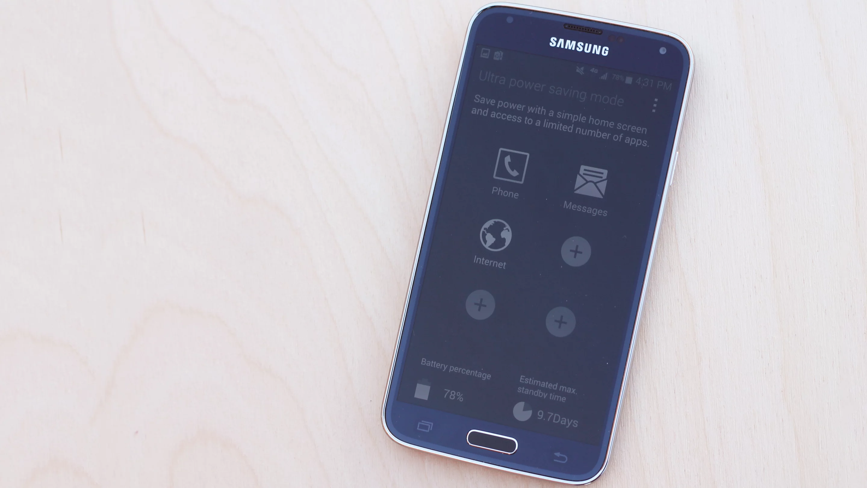 Samsung's Ultra Power Saving Mode is an innovative feature that can help out in a pinch