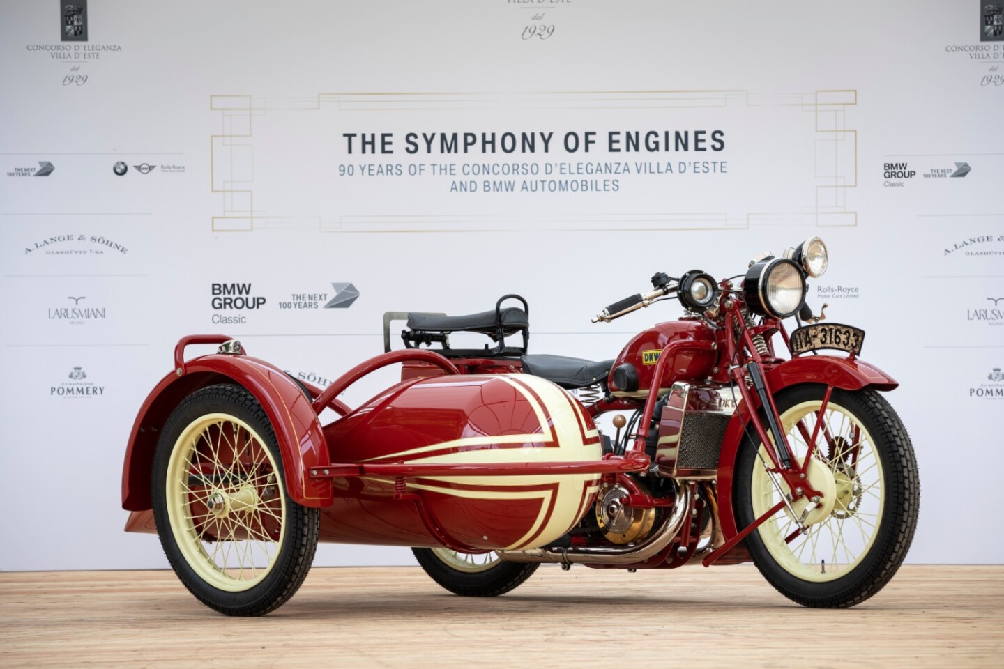 1929 DKW Super Sport 500 with sidecar, entered by Zundmagnet Wurzen