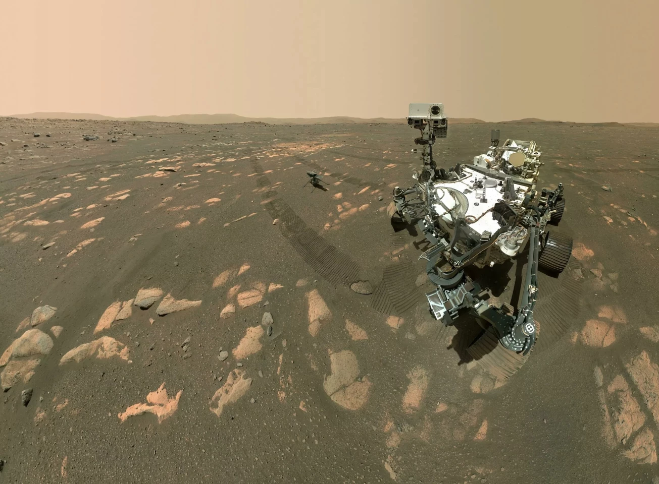 The Mars rover Perseverance