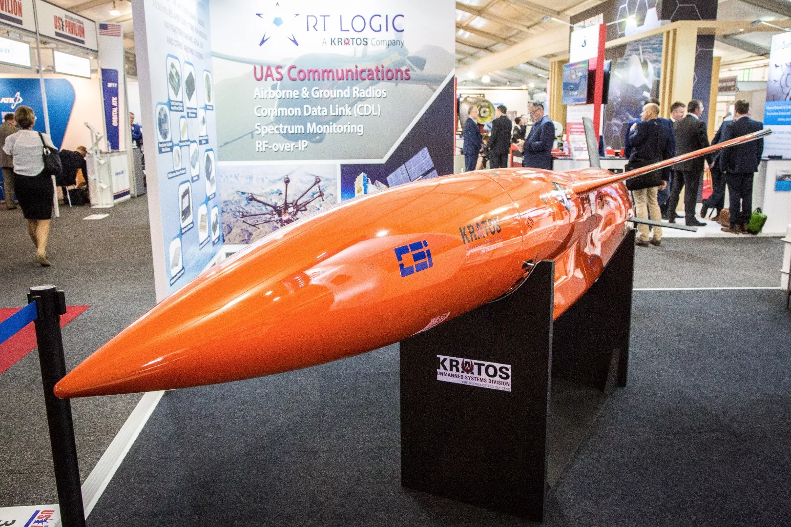 The BQM-177i High-performance Aerial Target, from Kratos Unmanned Systems Division
