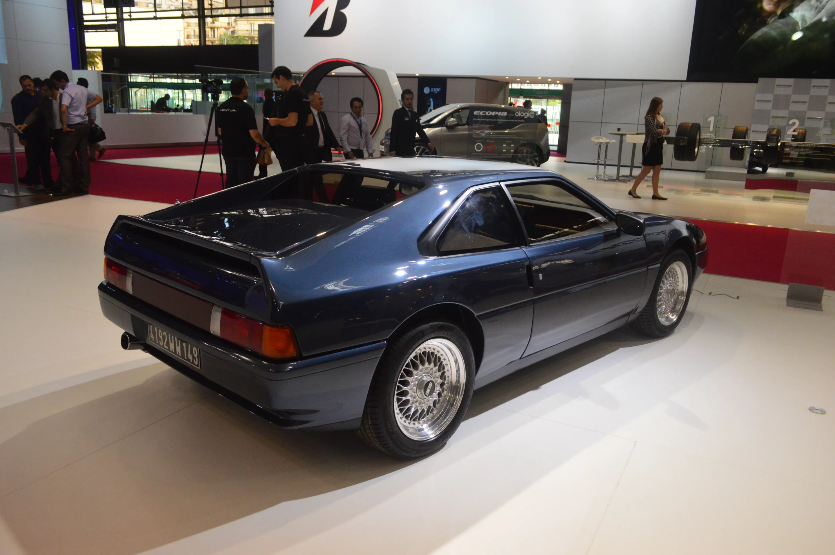 The 1986 Venturi MVS on display in Paris (Photo: C.C. Weiss/Gizmag)