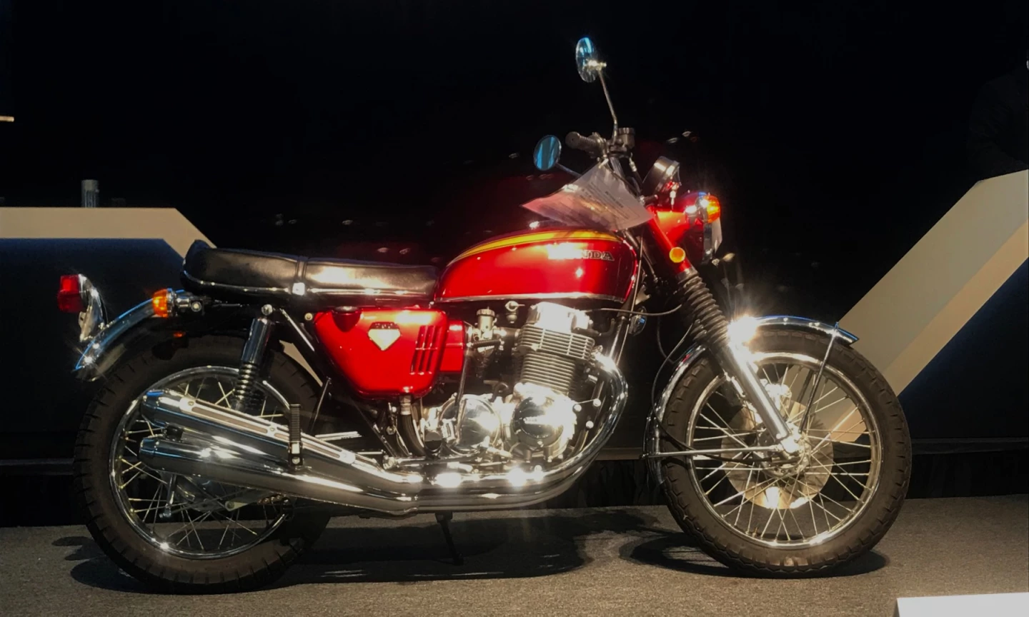 When the word "sandcast" is used in conjunction with a Honda CB750/4 it signifies one of the original batch of bikes which Honda hand made until it was certain its new motorcycle would be accepted by the public. Remarkably in hindsight, Honda wasn't certain the bike would be a success, and the first 7,414 CB750s produced prior to September, 1969 were all made with aluminum crankcases cast using a sand mold. A good resource for current or would-be owners of these highly collectible CB750s is the Honda CB750 Sandcast Only Owners Club. Auction Description