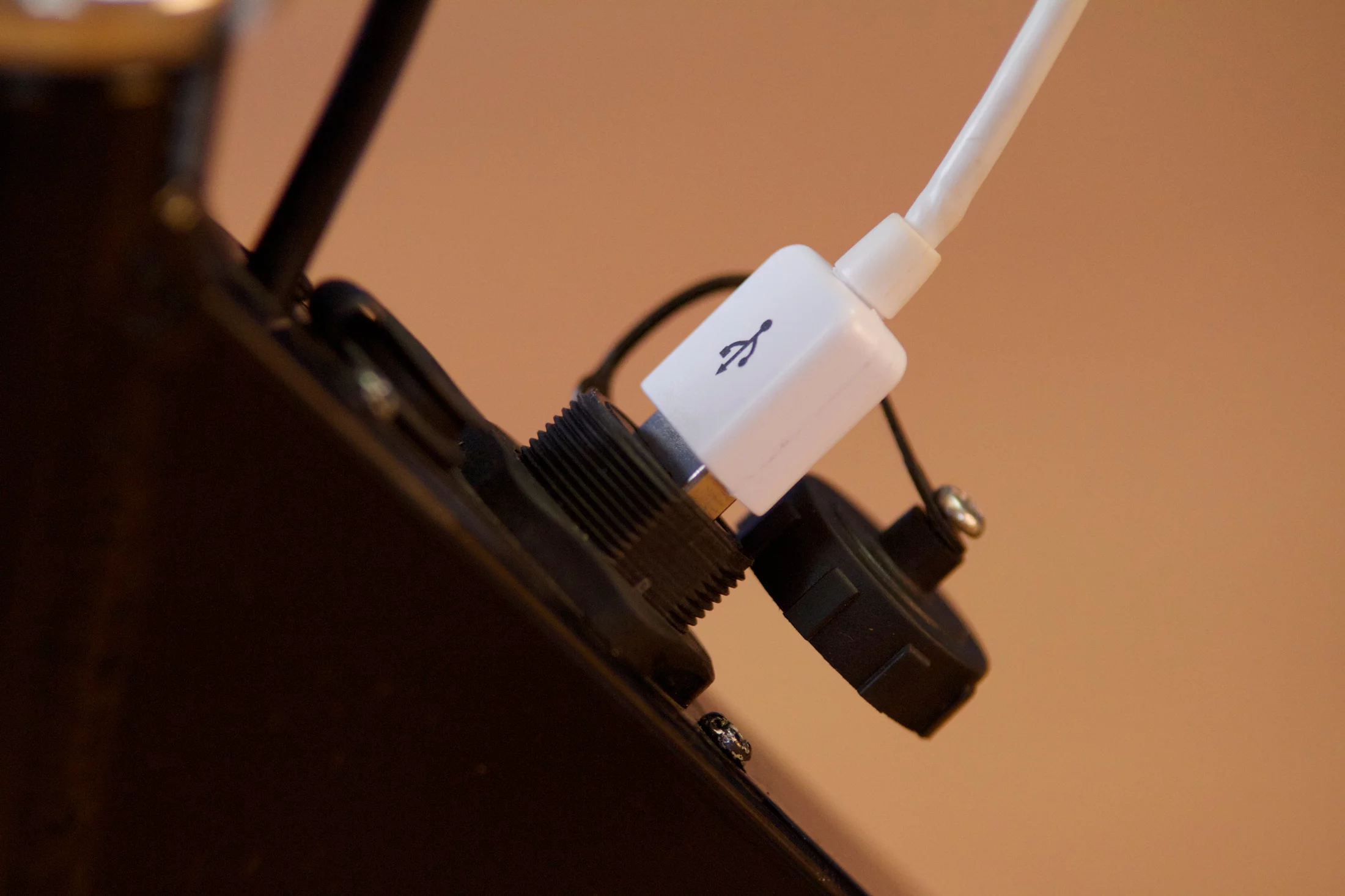 The Ion SmartScooter has a USB port to charge a phone