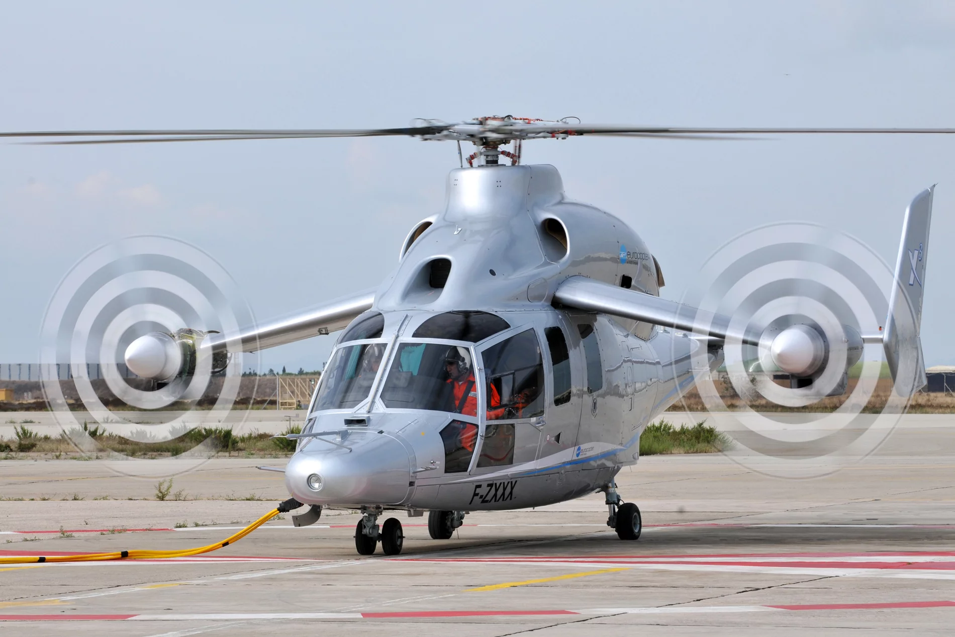 The Eurocopter X3 demonstrator test flight (Image: Patrick Penna)
