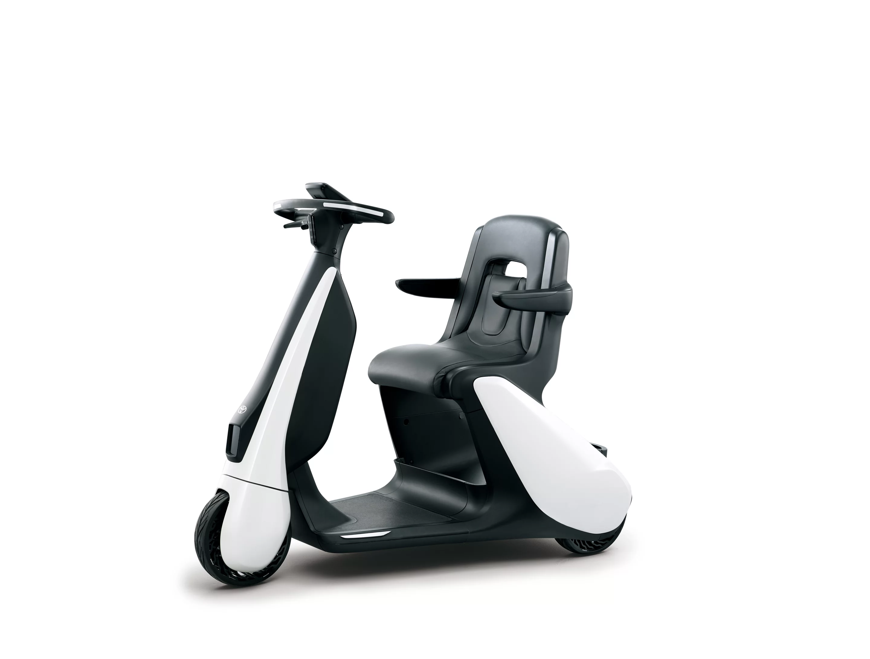 Toyota has a seated C+walk series e-mobility vehicle in development