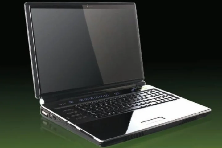 Clevo's X8100 gaming laptop - claimed to be the fastest in the world
