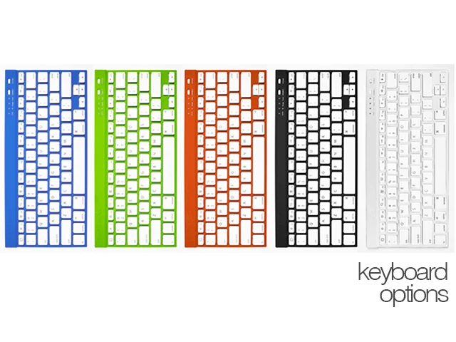 The color choices for inNuevo's keyboard