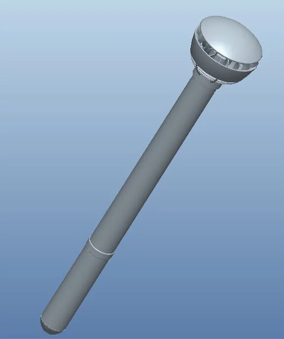 The team is developing three models, all resembling a detached shower head