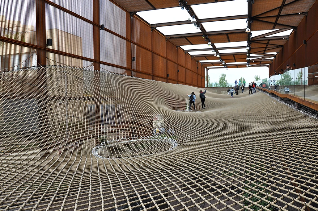 Brazil’s Pavilion measures 4,133 square meters (44,487 sq ft)