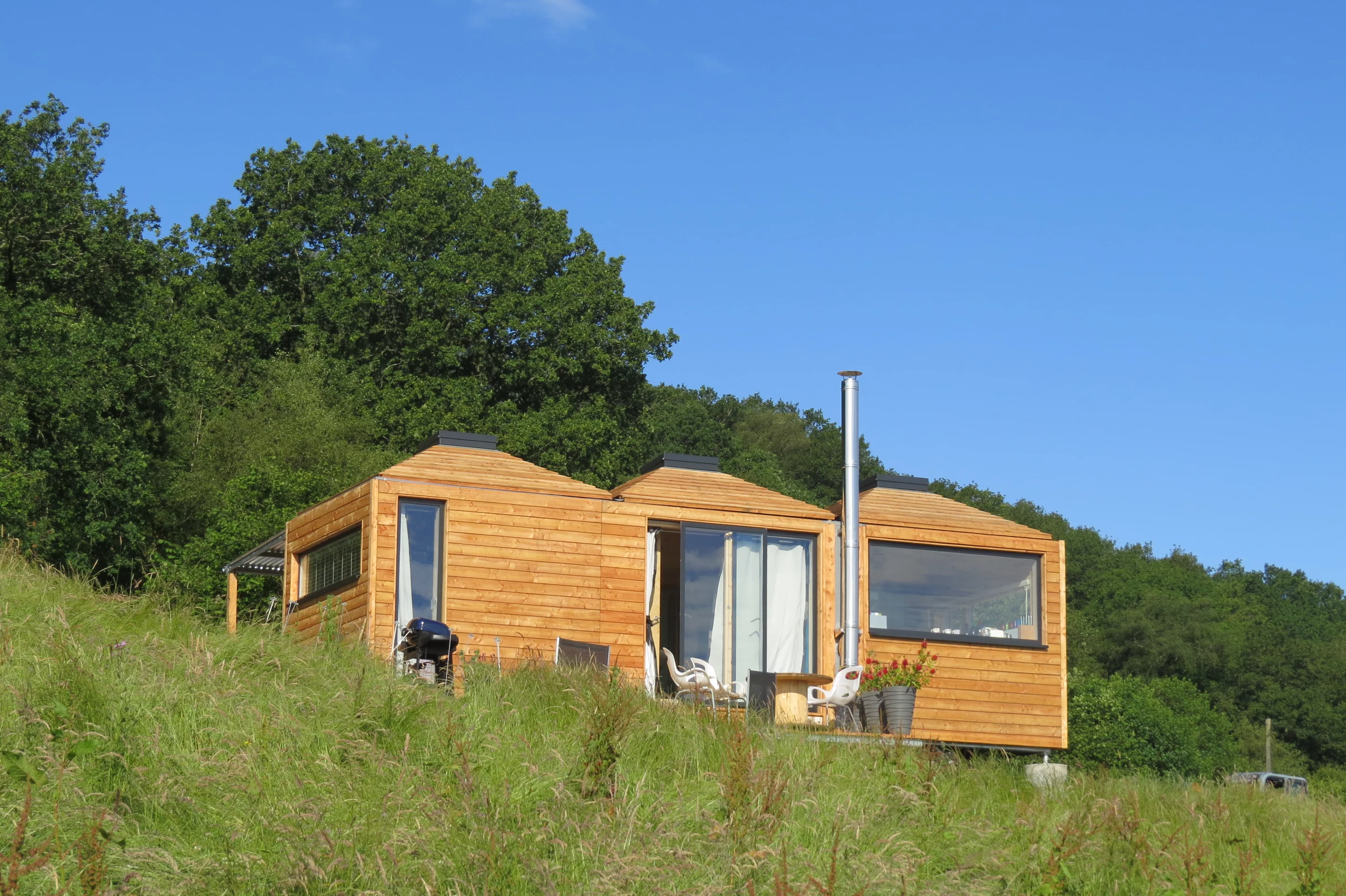 Wiltshire-based off-grid tiny home based on Echo's module design (Photo: Echo)
