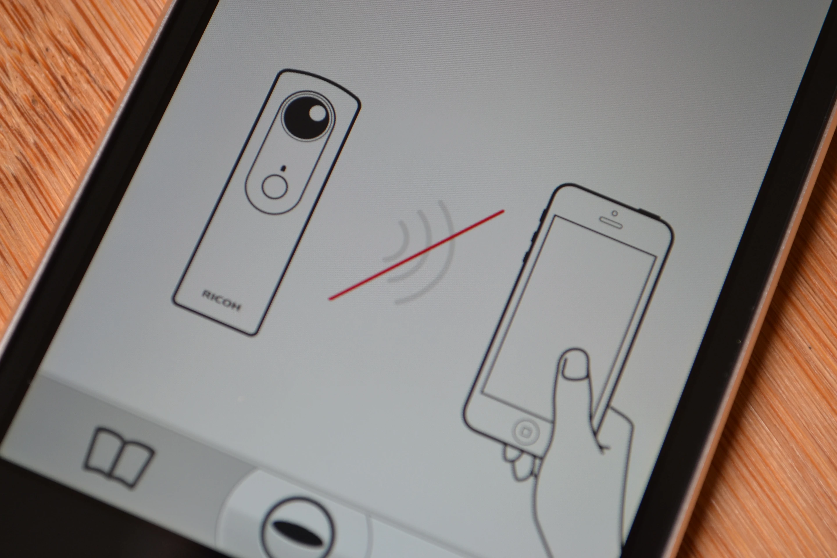 Unfortunately, establishing and maintaining a wireless connection between the Theta and iPod touch proved a bit hit and miss
