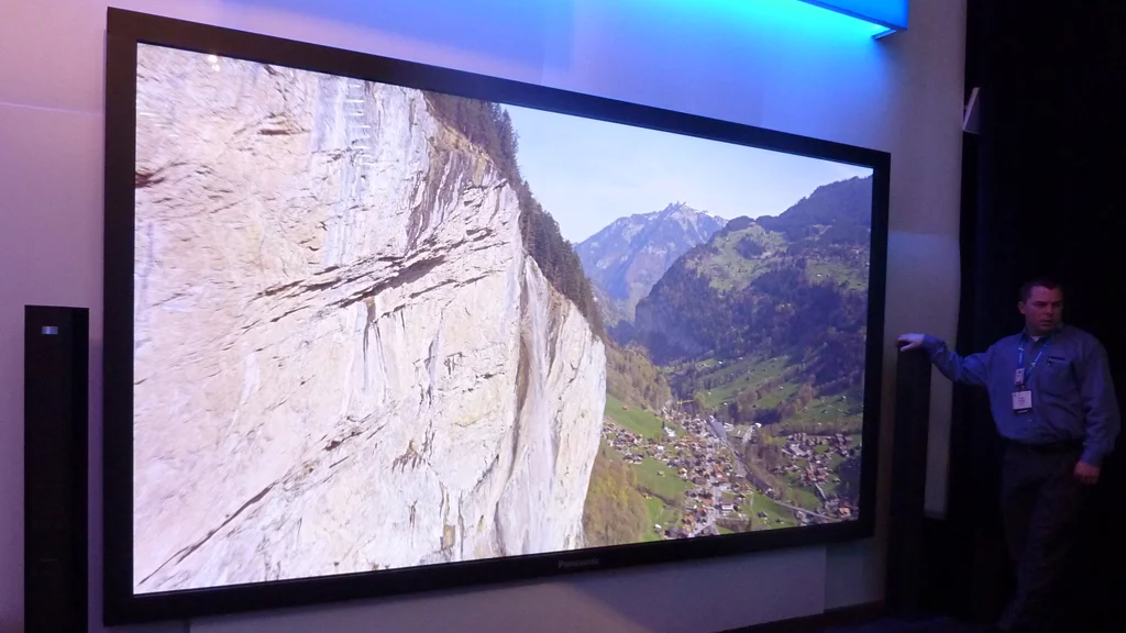 Panasonic's 152-inch Full HD 3D plasma at CES 2010