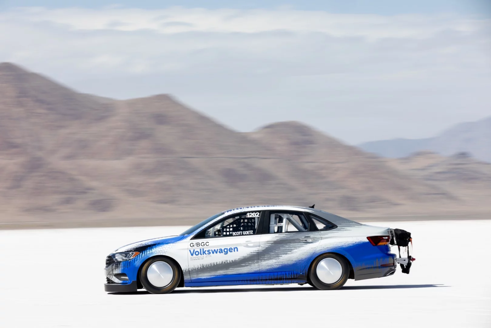 A modified 2019 Jetta has zipped past the land speed record for its class at Bonneville World of Speed