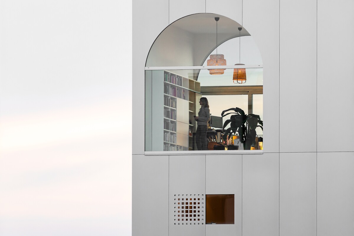 Dutch studio reimagines family homes by stacking life in playful boxes