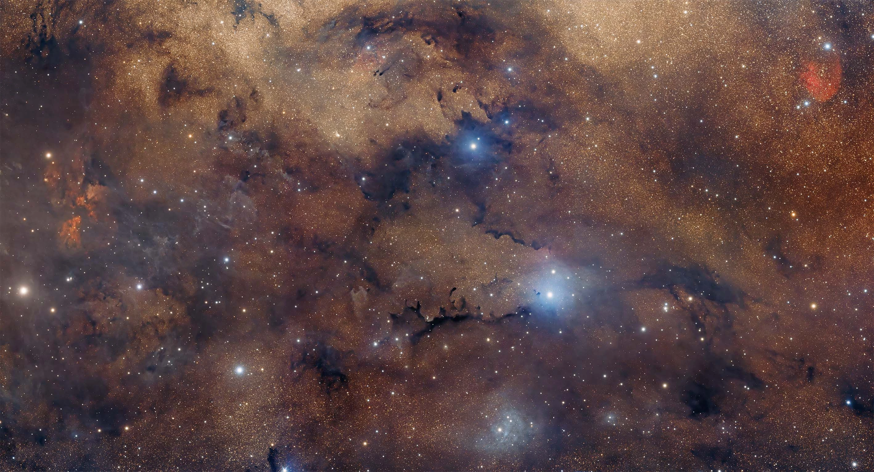 Stars & Nebulae Runner-Up: Serpens: a Mosaic © Mukund Raguram (USA) A three panel mosaic of the constellation Serpens