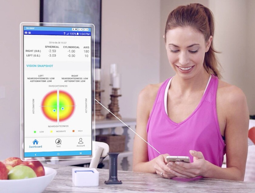 The EyeQue vision tracker makes it easier for you to spot changes to your vision without racking up the costs