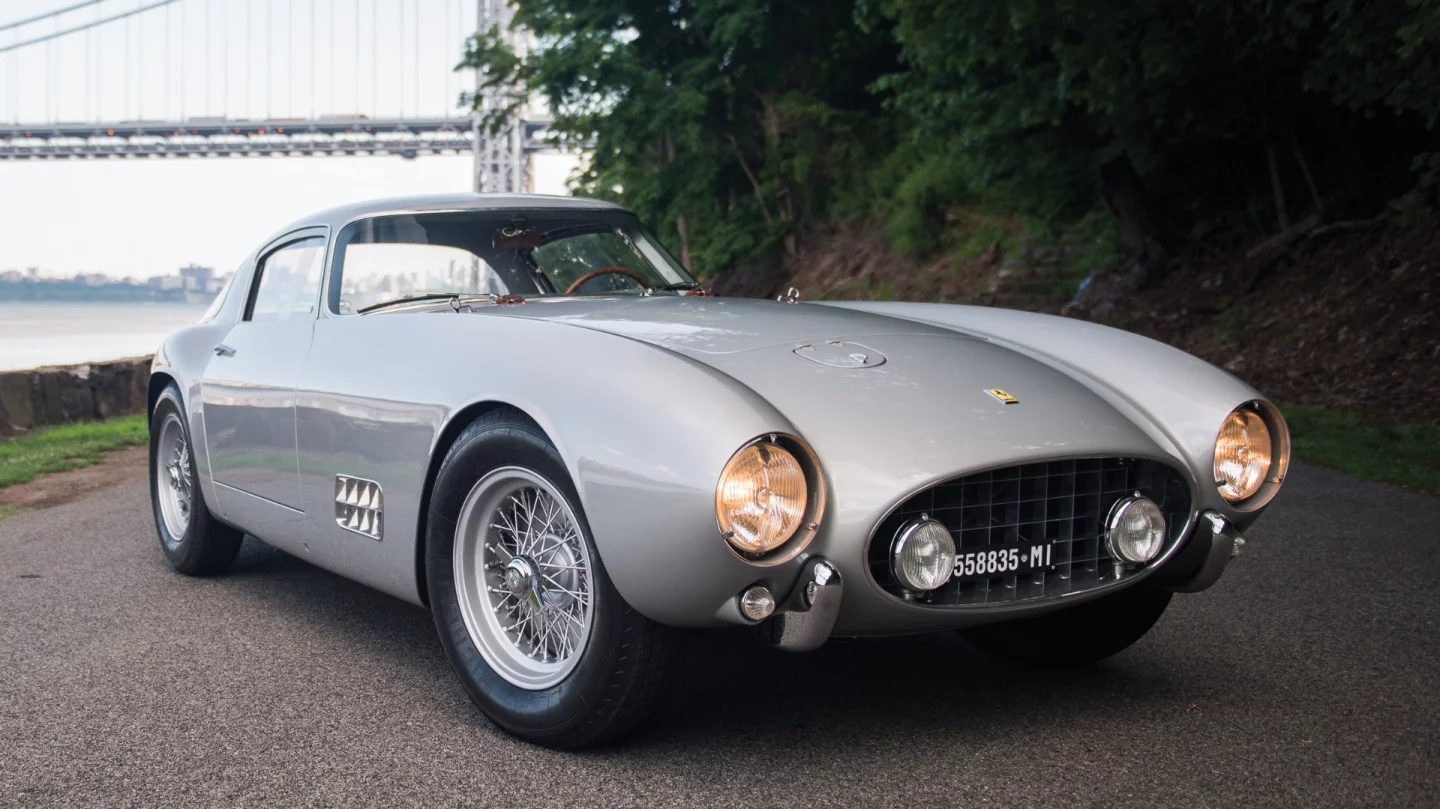One of Ferrari's most celebrated dual-purpose GT racers, this car was the second 1956 250 GT Berlinetta Competizione built and one of nine with the original-style bodywork. The beautifully-restored car comes with a great period racing history, having competed in both the 1956 Mille Miglia and the 1959 Tour de France. The 1956 Ferrari 250GT Competizione Tour de France by Scaglietti sold for $5,720,000 at RM-Sotheby's 2016 Monterey auctionsold for $5,720,000 at RM-Sotheby's 2016 Monterey auction.
