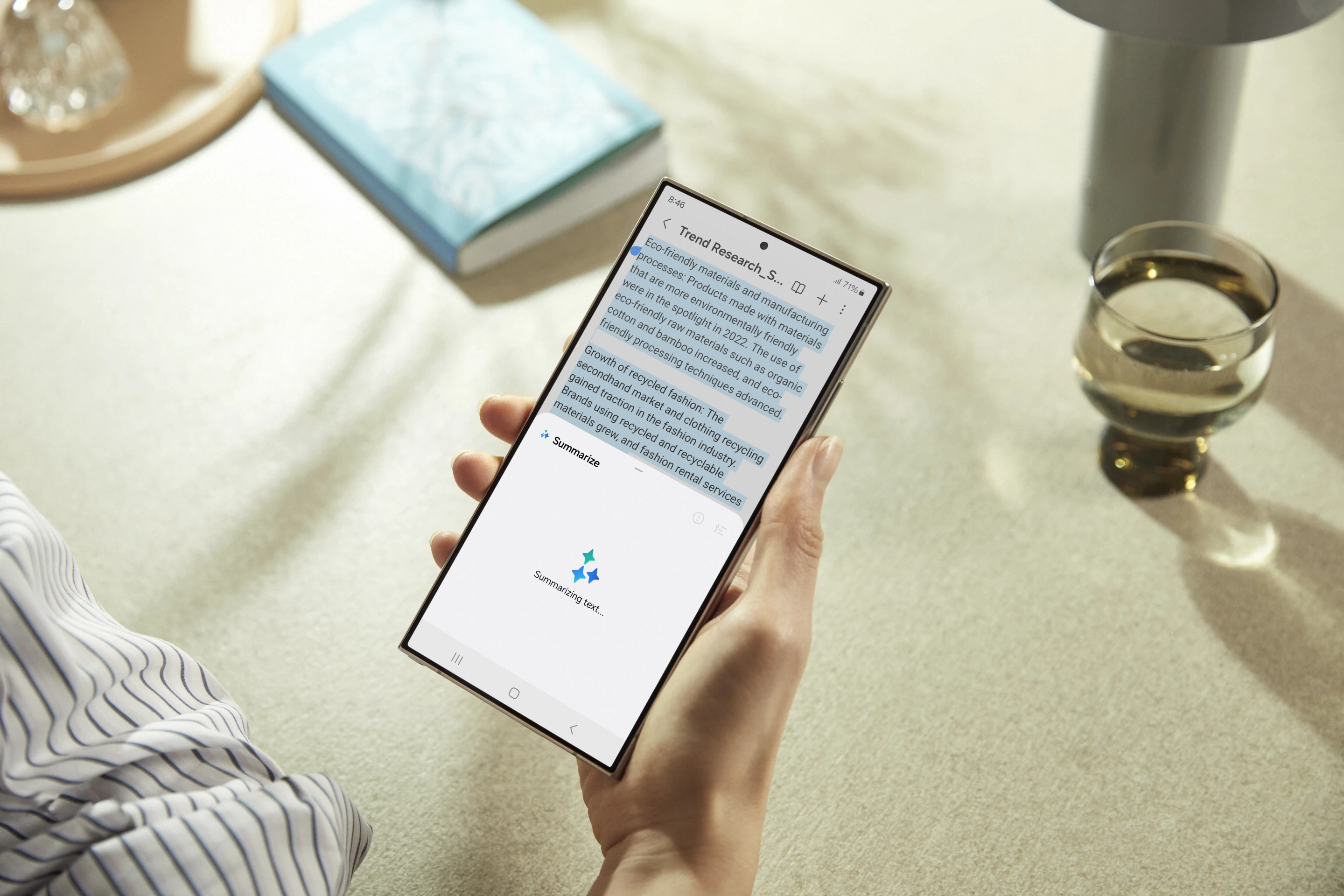 AI-powered Note Assist can summarize text in Samsung Notes