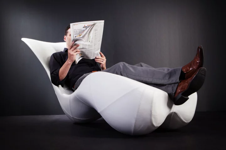 Part lounger, part work of art, the Bodice Rocker from Splinter Works boasts an eye-catching design (Photo: Splinter Works)