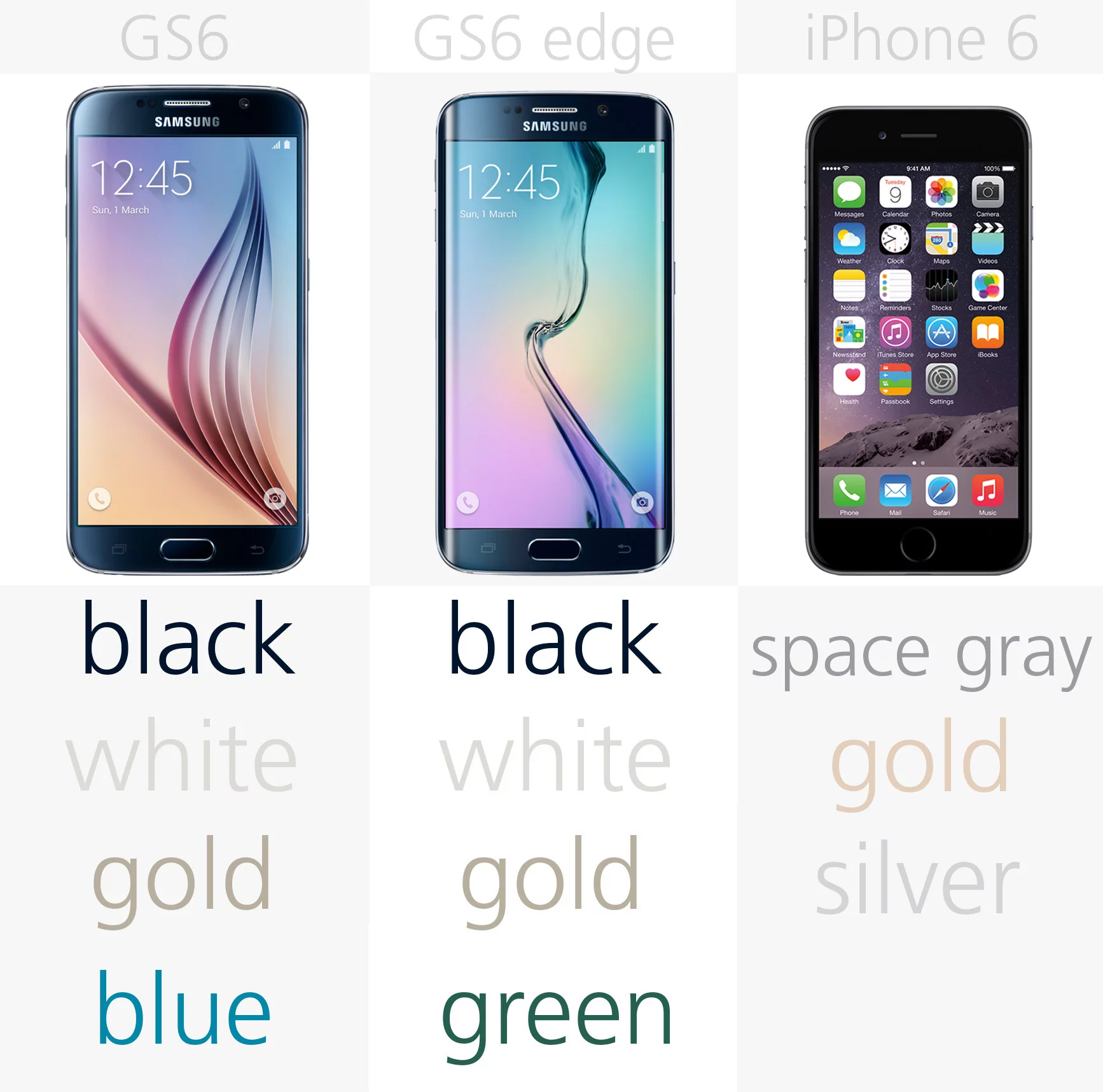 Color options