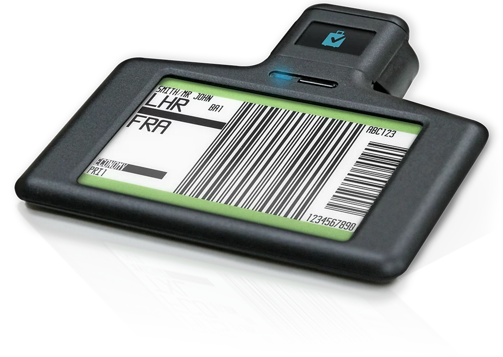 ViewTag's electronic baggage tag