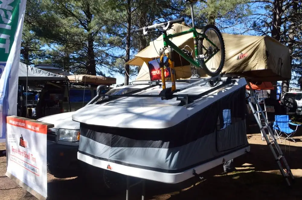 Tepui White Lightning roof tent at Overland Expo West 2016