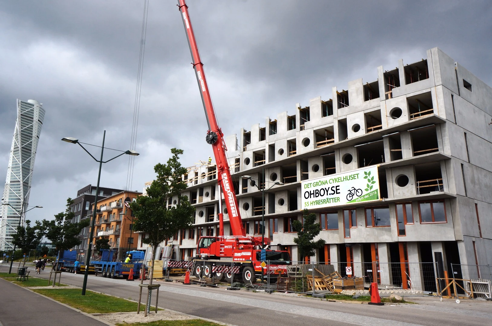 Construction of Cykelhuset Ohboy began last year