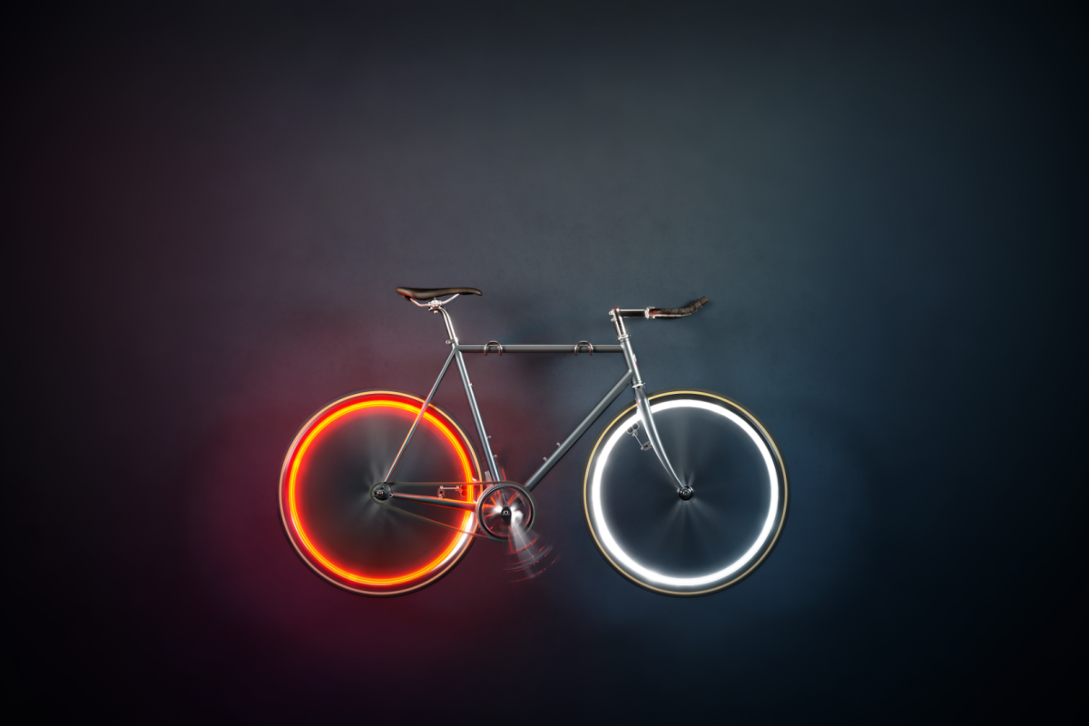 Bike Wheel Lights Go Battery Less