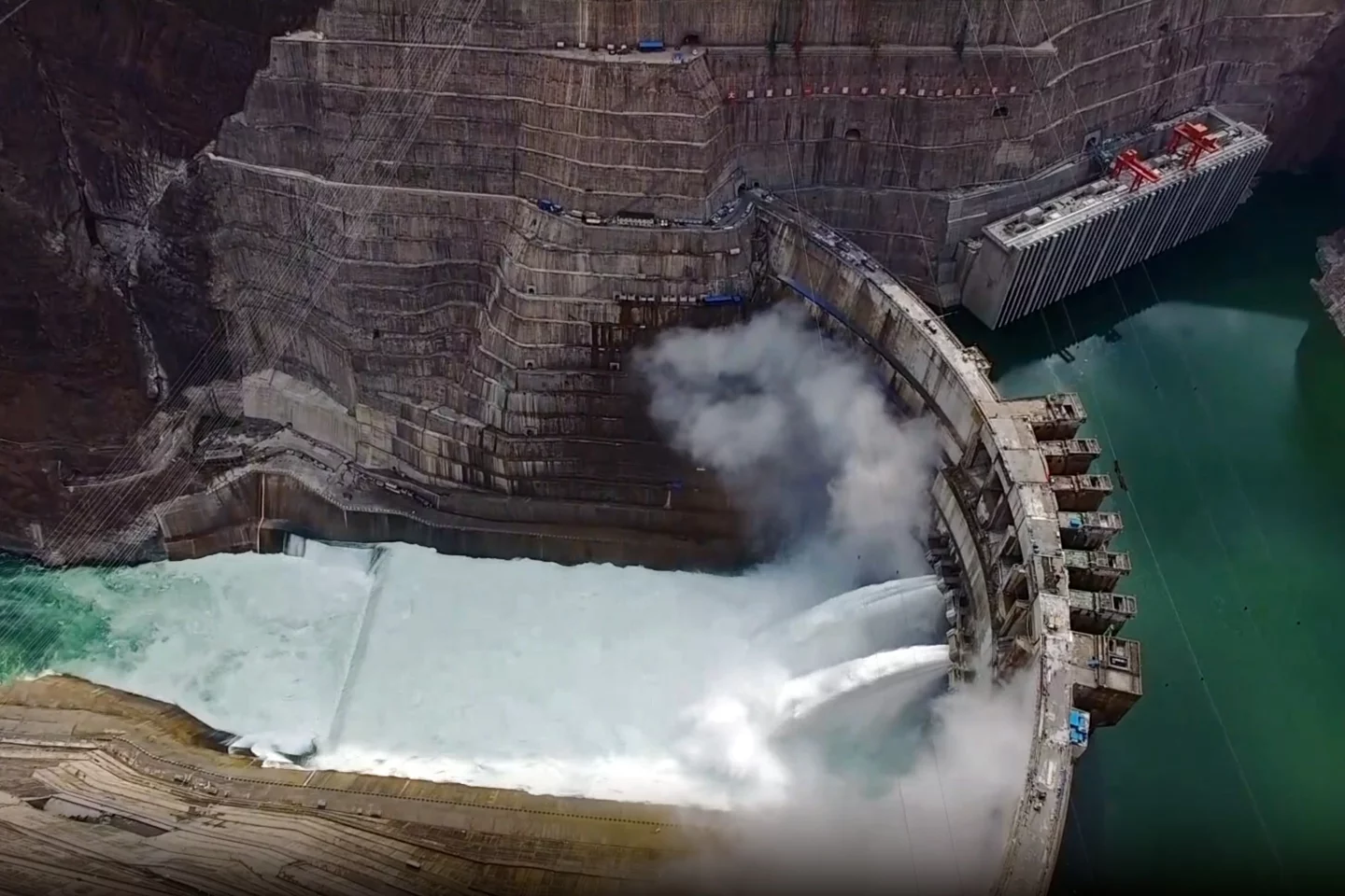 An unnamed hydroelectric project Harbin Electric was a part of