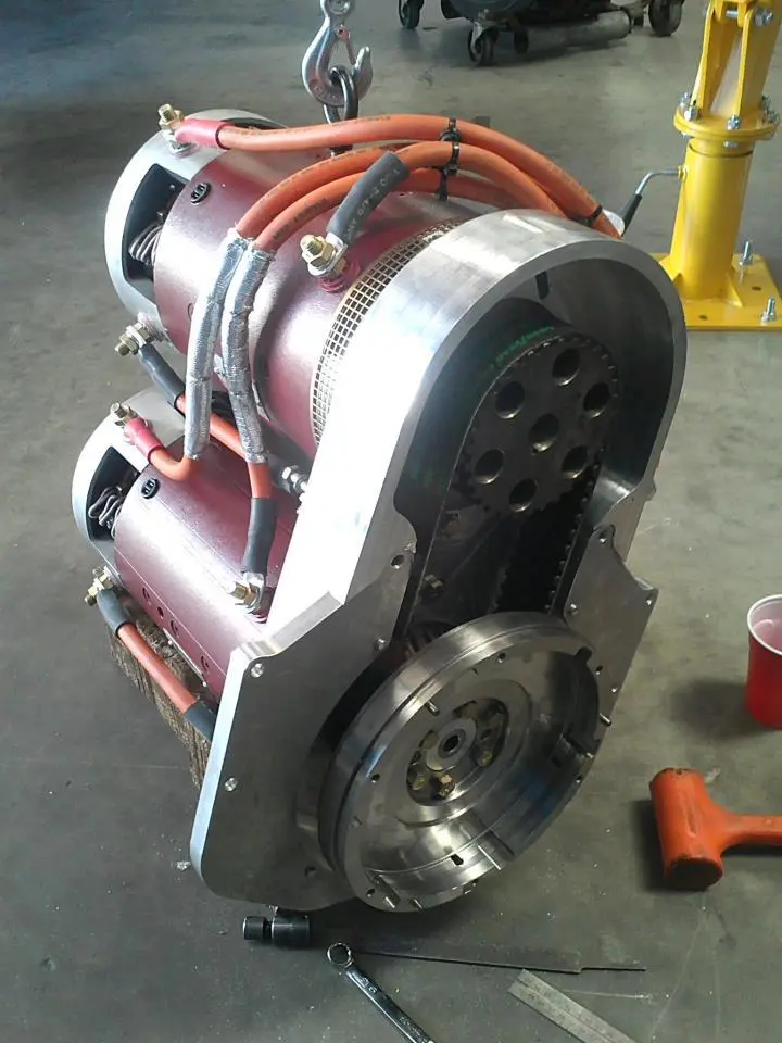 Warp 9” DC Motors drive the SRI EV1 e-racer