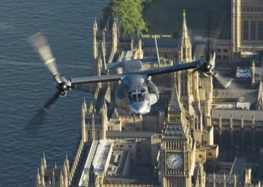 Flying over Big Ben