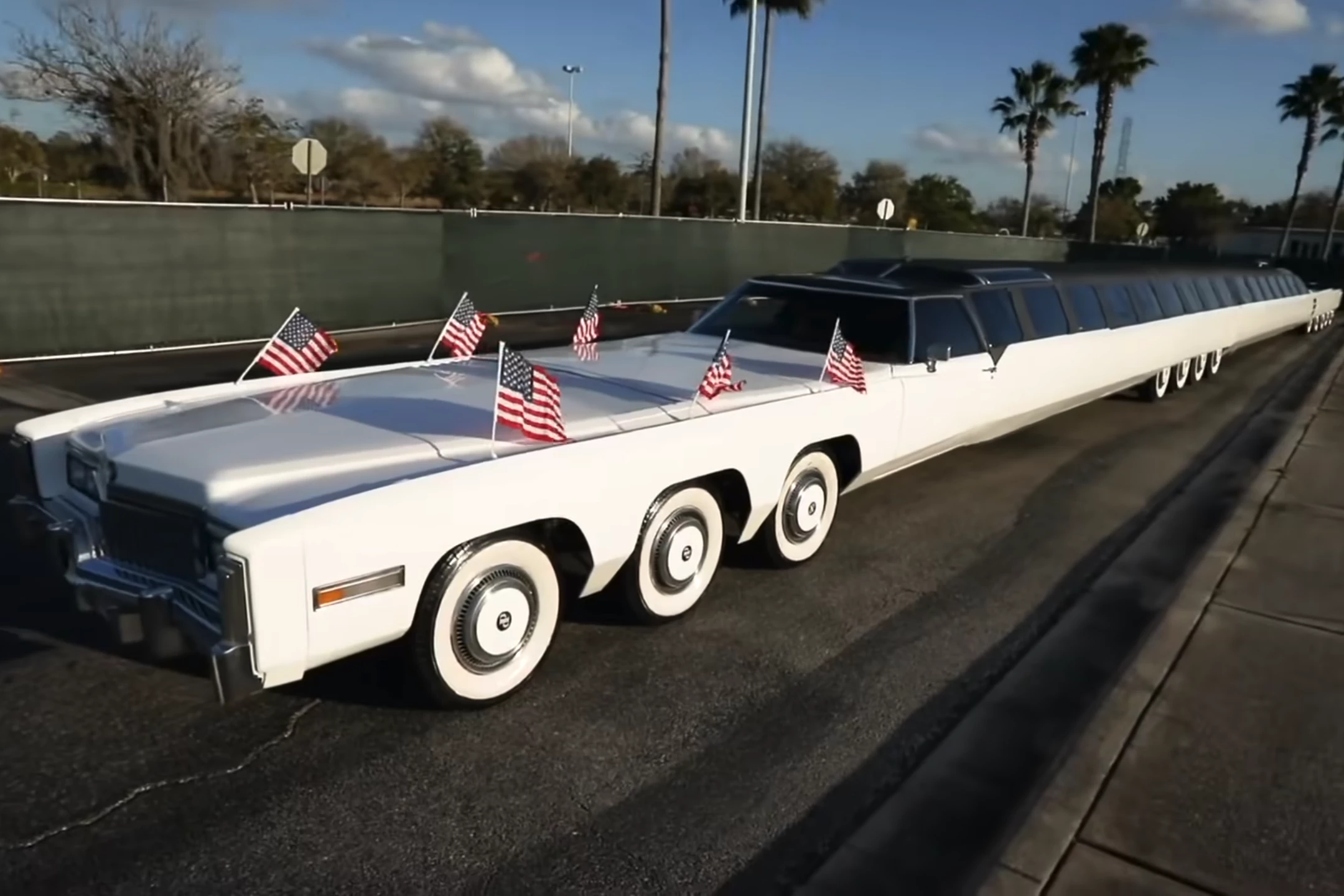 The American Dream: the longest car in the world, at over 100 feet