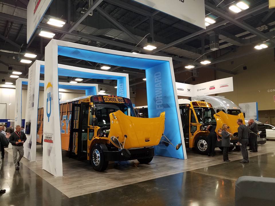 Thomas Built Buses's electric school bus will begin series production in 2019