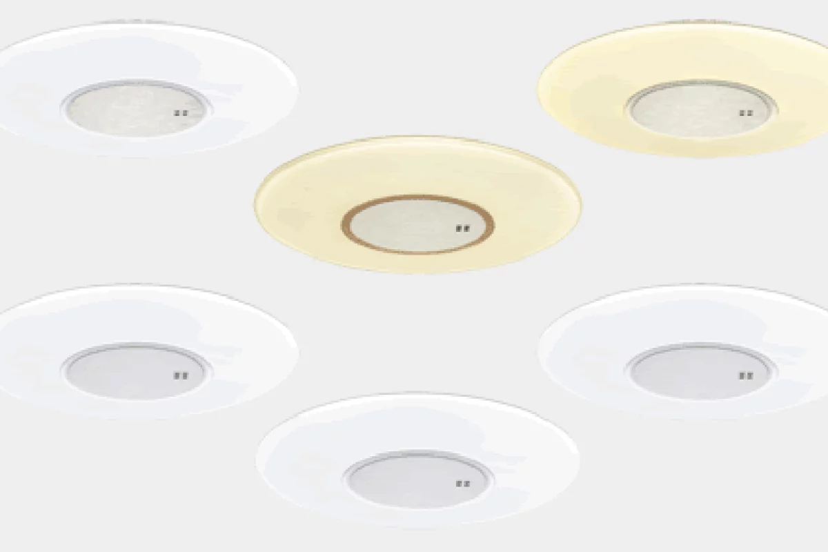 The six new models of LED ceiling lights from Sharp