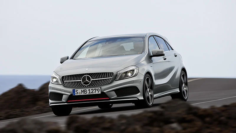 The new Mercedes-Benz A-Class in "AMG Sport" exterior spec.