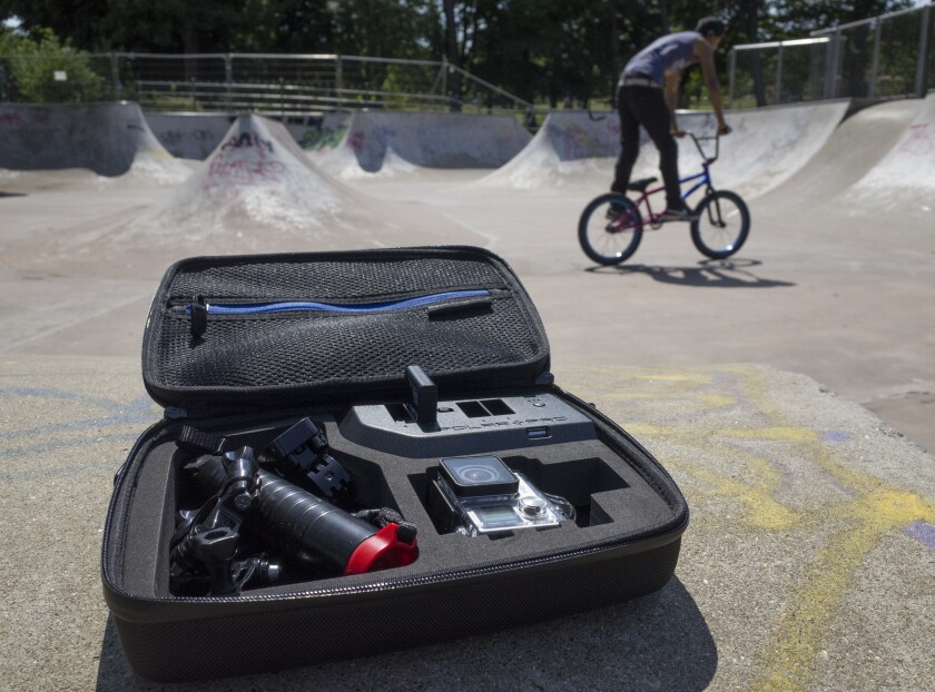 The PolarPro PowerVault can charge GoPro batteries on the go thanks to a built-in rechargeable battery