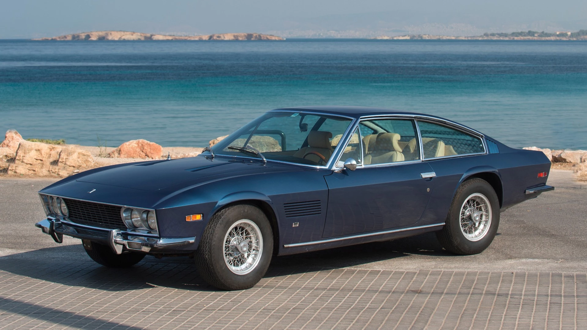 1972 Monteverdi 375L High Speed by Fissore | Winner: Goodwood Cartier Style et Luxe Concours d'Elegance | Owner: Colin Mullan from Middlesex, UK | Specifications: 7.2 litre V8 Chrysler engine • 375 horsepower • Chrysler torque flight automatic gearbox • Independent front suspension, rear suspension with De Dion tube • Disc brakes all round. Please note this is not Colin Mullan's car which won the Goodwood Cartier Style et Luxe Concours d'Elegance. This is a very similar car which was auctioned by RM-Sothebys and is used for illustration purposes only