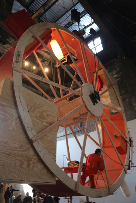 The exhibit is the work of architectural artists Ward Shelley and Alex Schweder (Photo: Pierogi Gallery)
