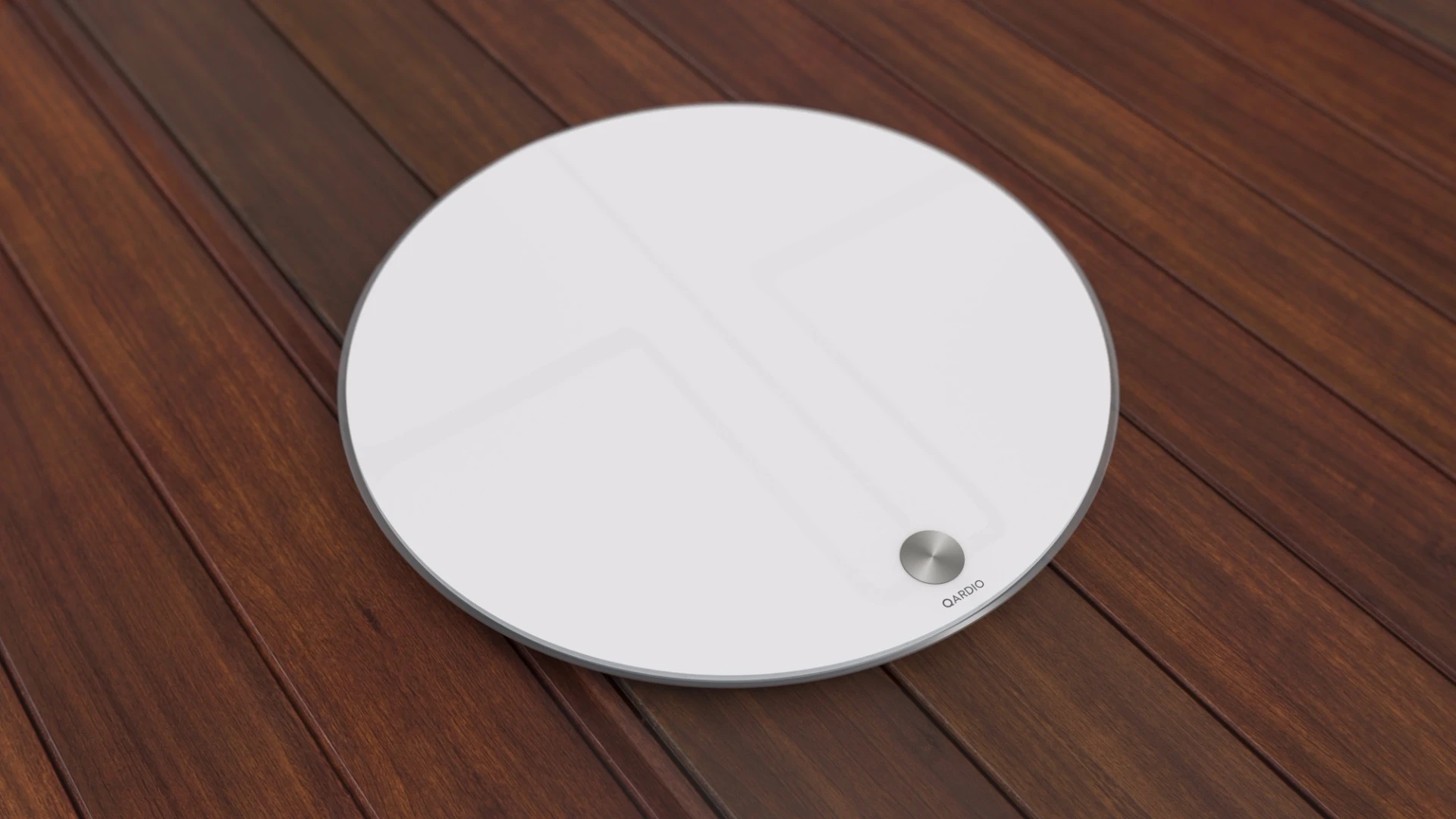 QardioBase smartscale is an attractive slim design
