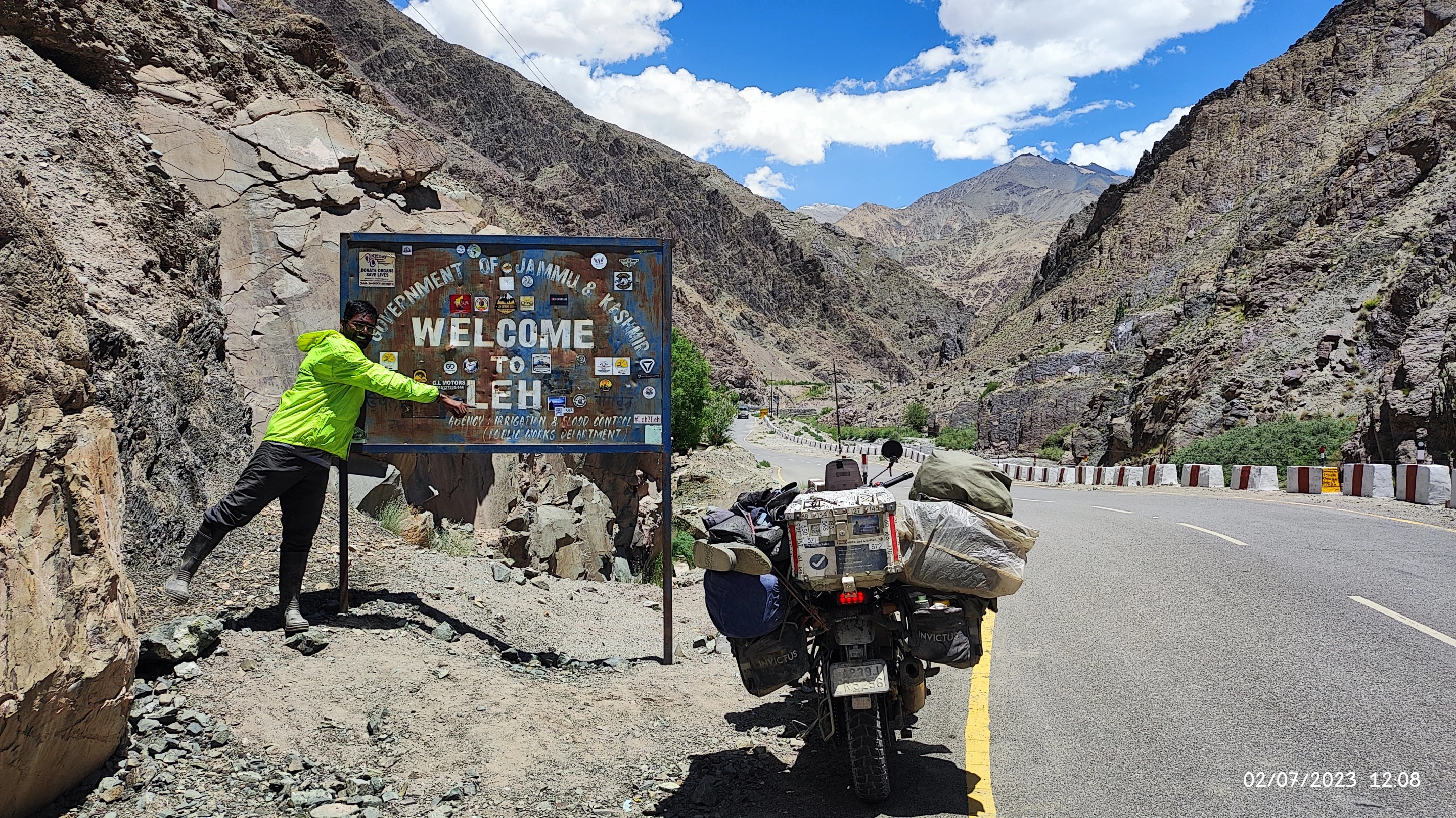 Venkata Karthik Tupili took thousands of photos to document his adventure for Guinness World Rec