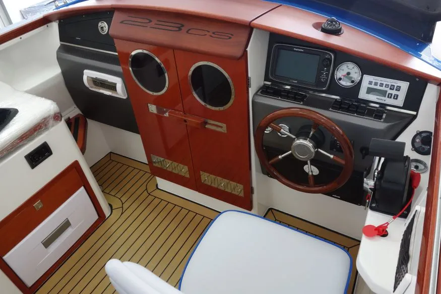 The 23cs includes a cabin with double bed