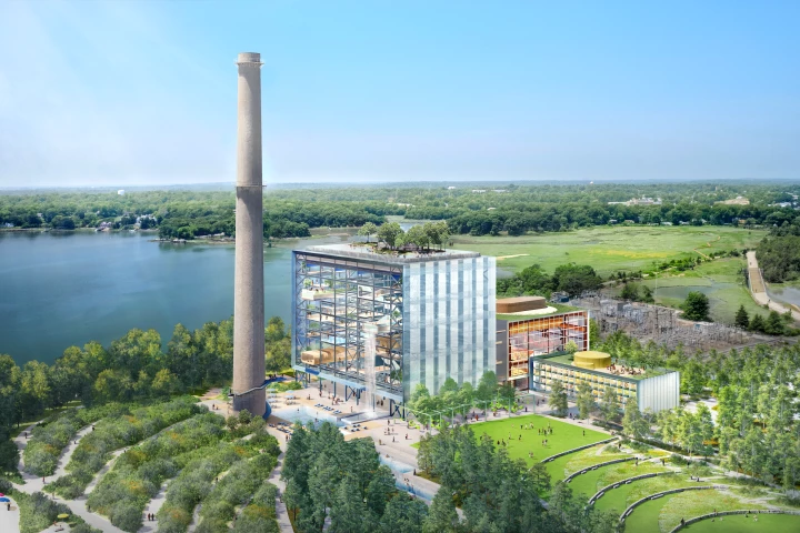 Manresa Wilds will transform a disused power plant into a recreational area and is expected to open in 2030