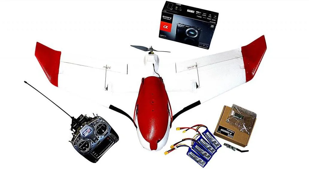 The complete Aeromapper X5 package