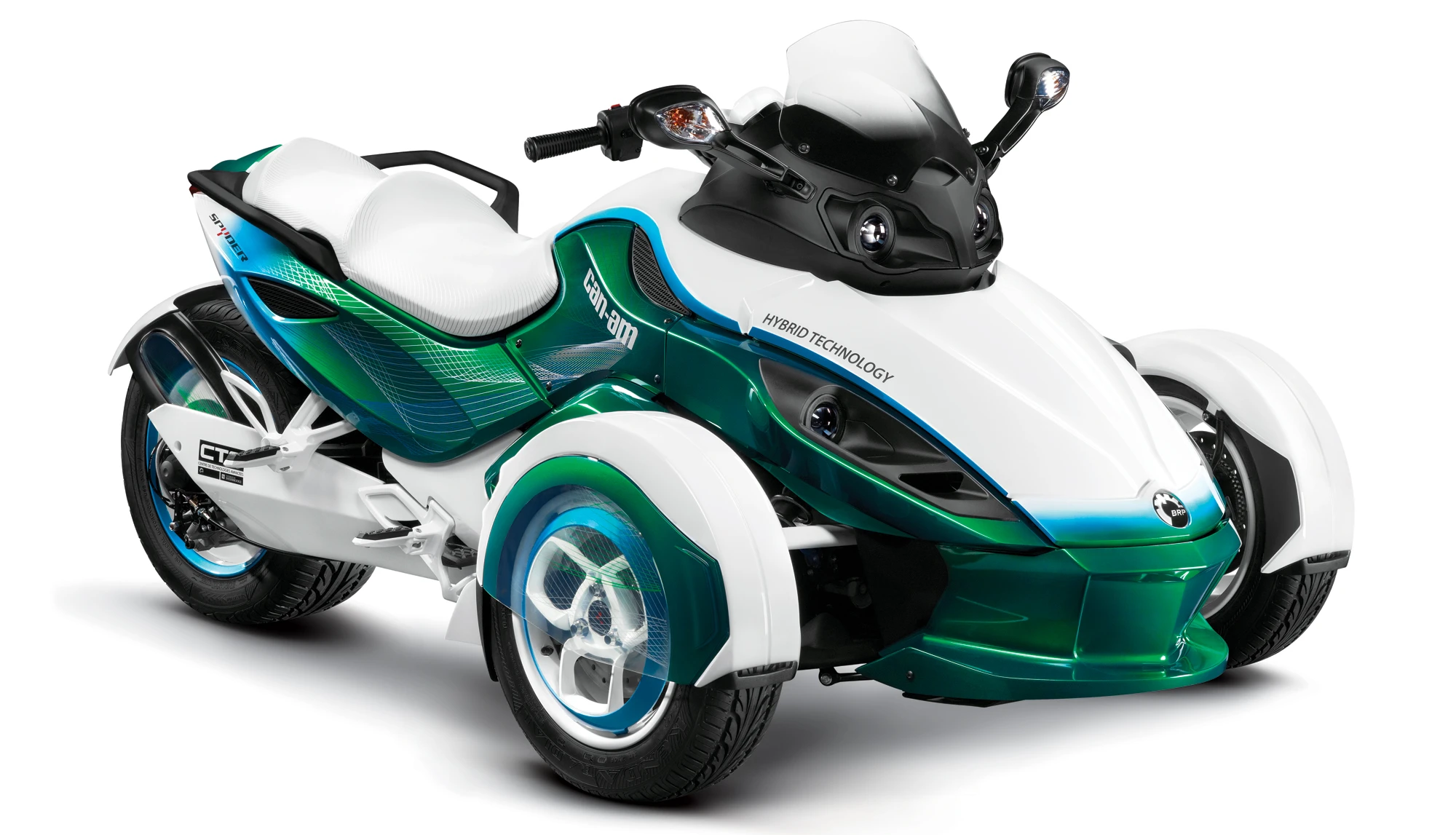 A hybrid version BRP's Can-Am Spyder roadster is under development