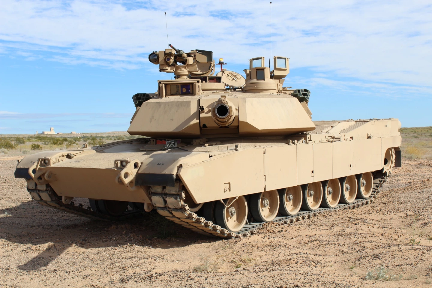 Business end of an M1 Abrams MBT