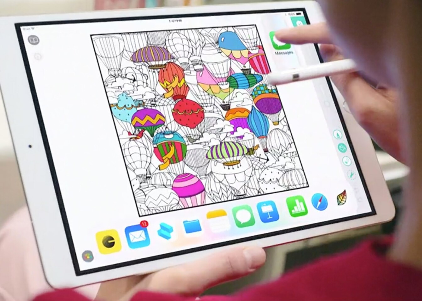 The Apple Pencil response rate is down to 20 milliseconds on the new model
