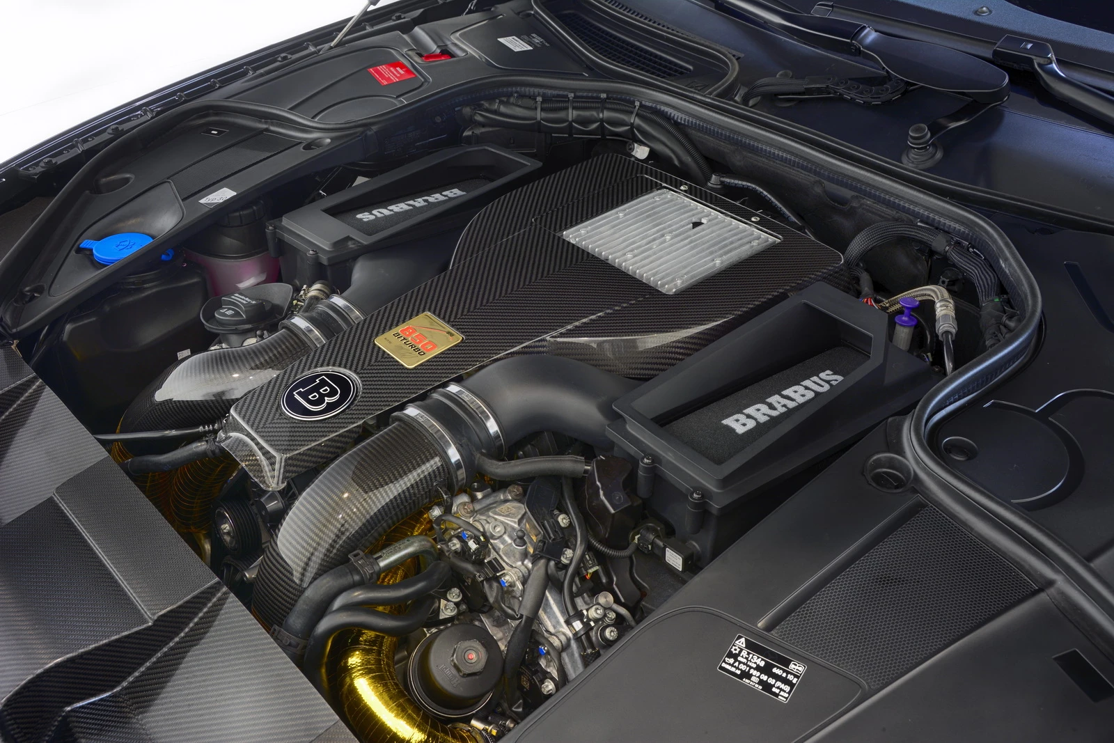 Gold has been used in the engine bay for cooling