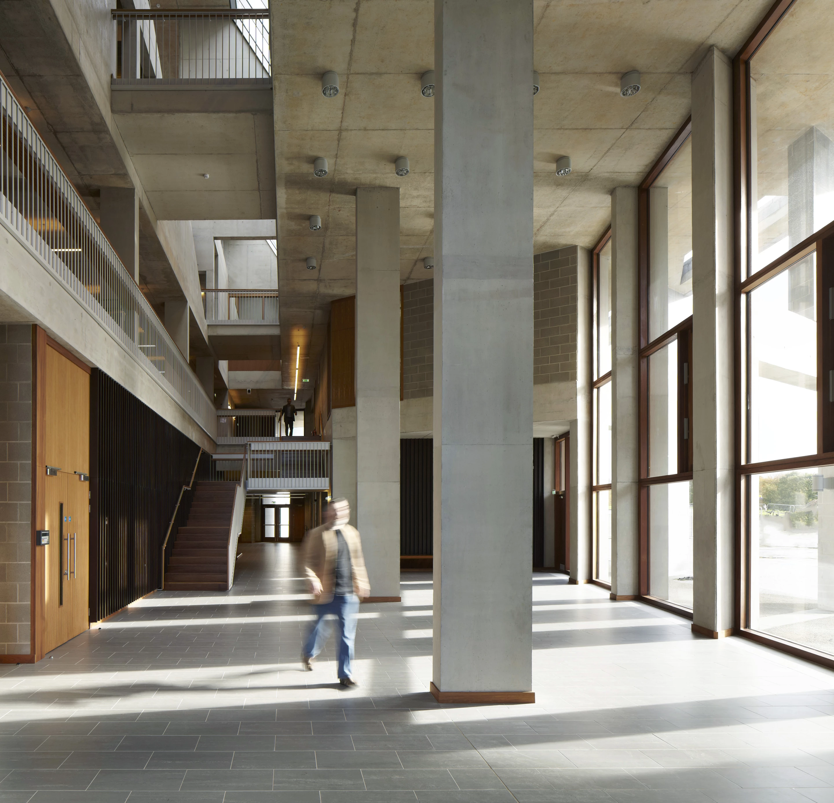 Medical School, University of Limerick is organized around a large central staircase